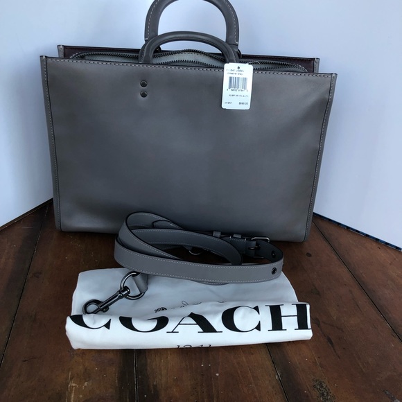 coach men's rogue briefcase